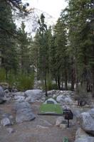 I spent a night in a tent at the trailhead in a futile attempt to acclimatize.