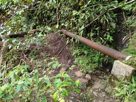 After following the river for a bit, you follow an old pipe for a couple miles