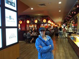 There was a food court at the mall that served nothing but Japanese food.