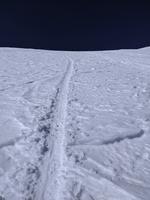 Since Mount Saint Helens doesn't really have crevasses, you can just slide down the mountain (glissade) in many parts