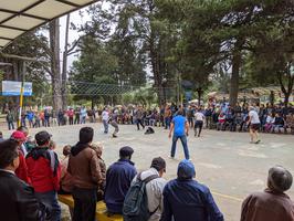 Volleyball at Parque El Ejido.