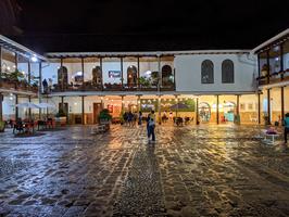 There are still lots of old Spanish colonial buildings.