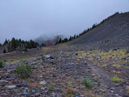 The weather started to deteriorate a little as I got closer to the campsite