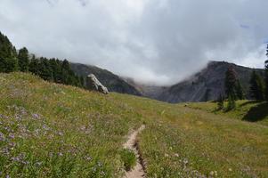 This is the official end of the hike. Unfortunately, Mount Hood isn't visible.