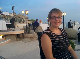 The restaurant had stadium-like seating, so every table had an unobstructed view.