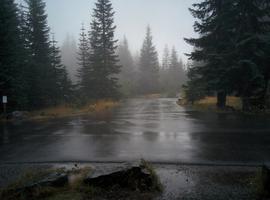 Some coworkers and I failed to summit Mount Saint Helens on a miserable day.