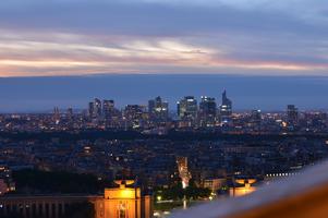 This one turned out okay -- downtown Paris at dusk