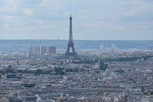 The Eiffel Tower from the top of the Sacre Coeur.