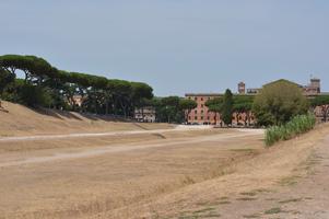 While standing in the middle of the Circus Maximus, I saw two men running across shouting something at me in Italian.