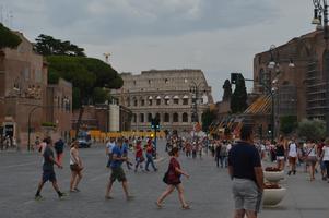 We then headed to the Colosseum, which is right in the middle of Rome