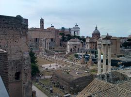 We then wandered to the Roman Forum