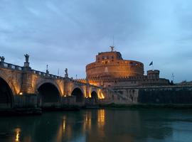 We found this castle while wandering around Rome at dusk