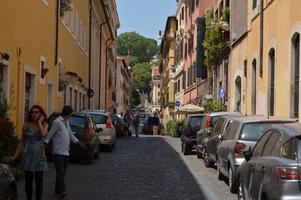 Trastevere is much more laid back than the touristy parts of Rome we had previously stayed in