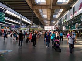 Arriving in the Munich train station!