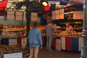 There were fairly permanent shops in the market