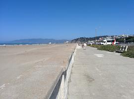 Golden Gate Park ends on a beach