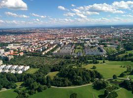 A view of the city from the top