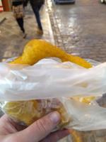 Lots of street food in Cusco. These deep fried donuts were pretty good.