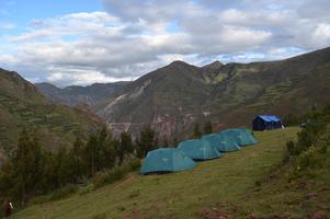 Our first camp site