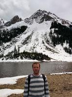 Me with Pyramid Peak in the background.