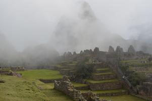 Machu Picchu is located in a rainforest, and I visited in the shoulder season, so the weather was pretty inconsistent. 