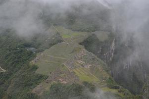 I climbed up Wayna Picchu Mountain.