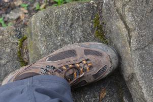 These Inca stairs were not designed for my gringo feet!