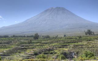 I went mountain biking outside of Arequipa. The views were incredible.